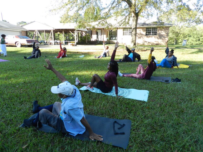 Kemetic Yoga class led by Ivory Kenan
